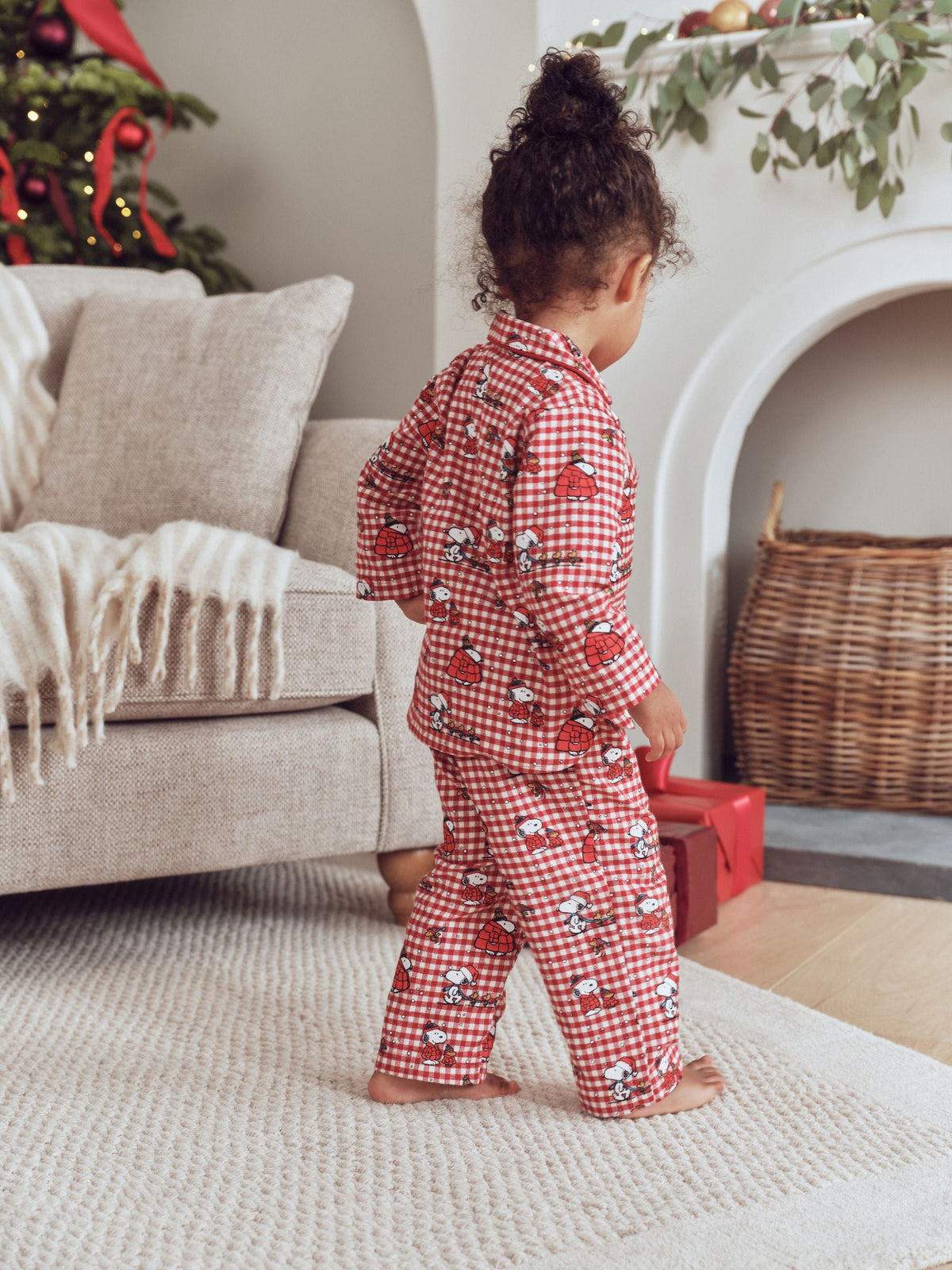 Red/White Check Snoopy Family Matching Pyjamas Set (9mths-16yrs) - image 5