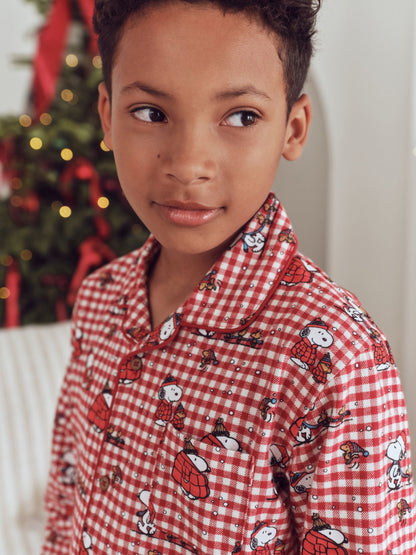 Red/White Check Snoopy Family Matching Pyjamas Set (9mths-16yrs) - image 6