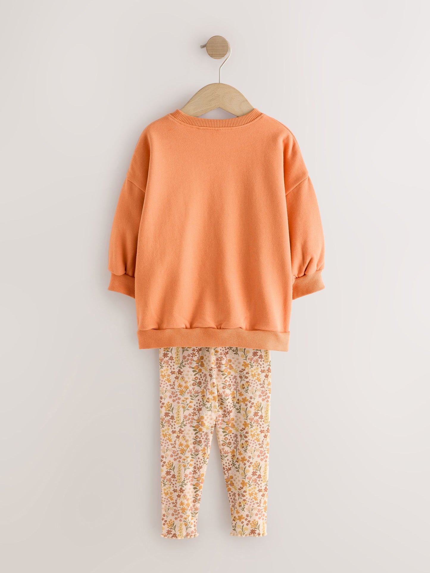 Orange Pumpkin Sweatshirt and Leggings Set (3mths-7yrs) image 6