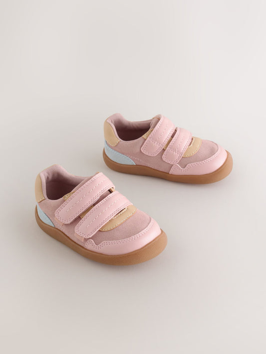 Dsiney Kidz - Pink Standard Fit (F) Crawler Trainers image 1