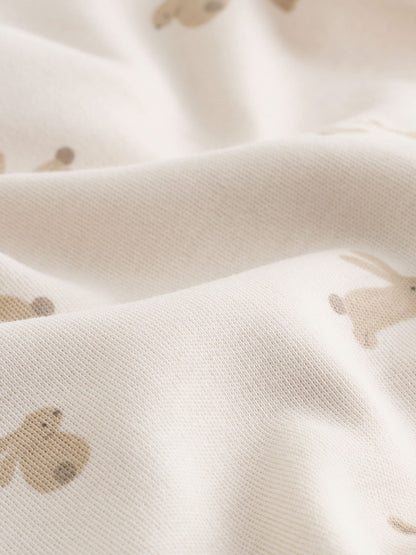 Neutral Bunny Long Sleeve Baby Bodysuits 5 Pack - image 10