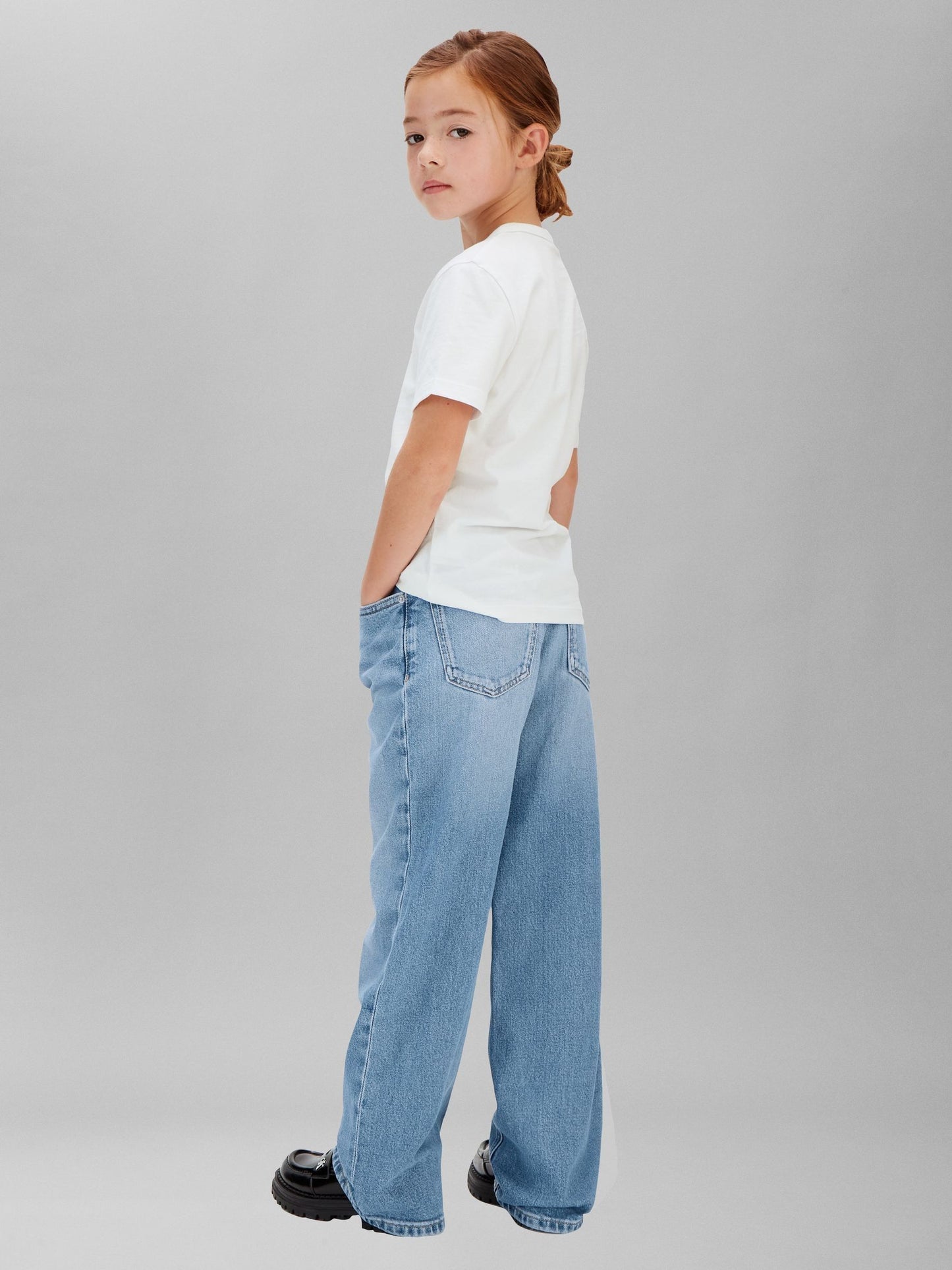 Dsiney Kidz - Calvin Klein Blue High Rise Wide Leg Jeans image 3