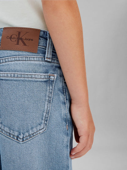 Dsiney Kidz - Calvin Klein Blue High Rise Wide Leg Jeans image 4