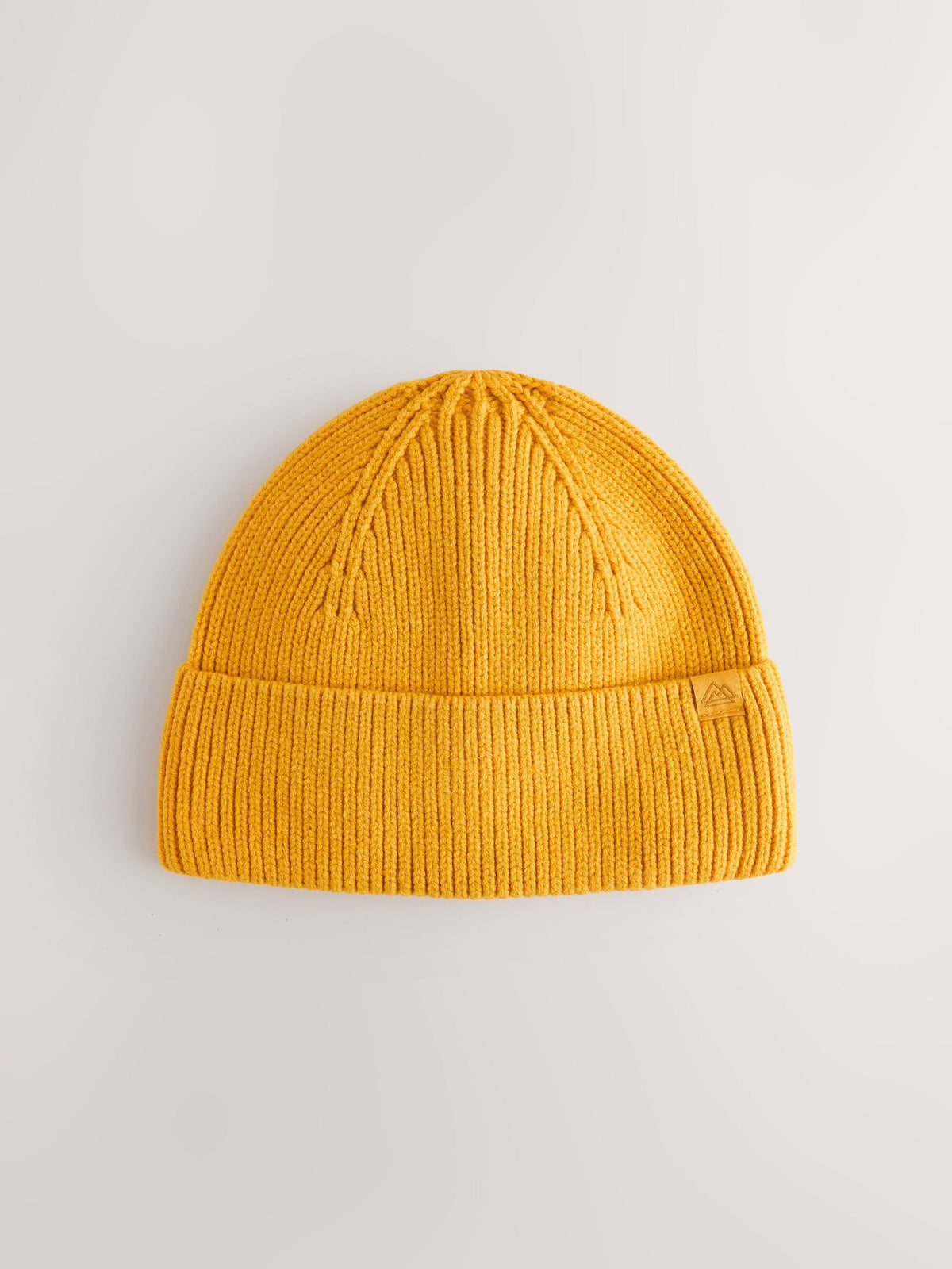 Ochre Yellow Knitted Beanie Hat (1-16yrs) - image 1