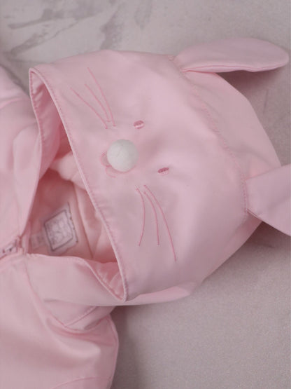 Dsiney Kidz - Emile Et Rose Lena Pink Showerproof Bunny Hood Jacket image 5
