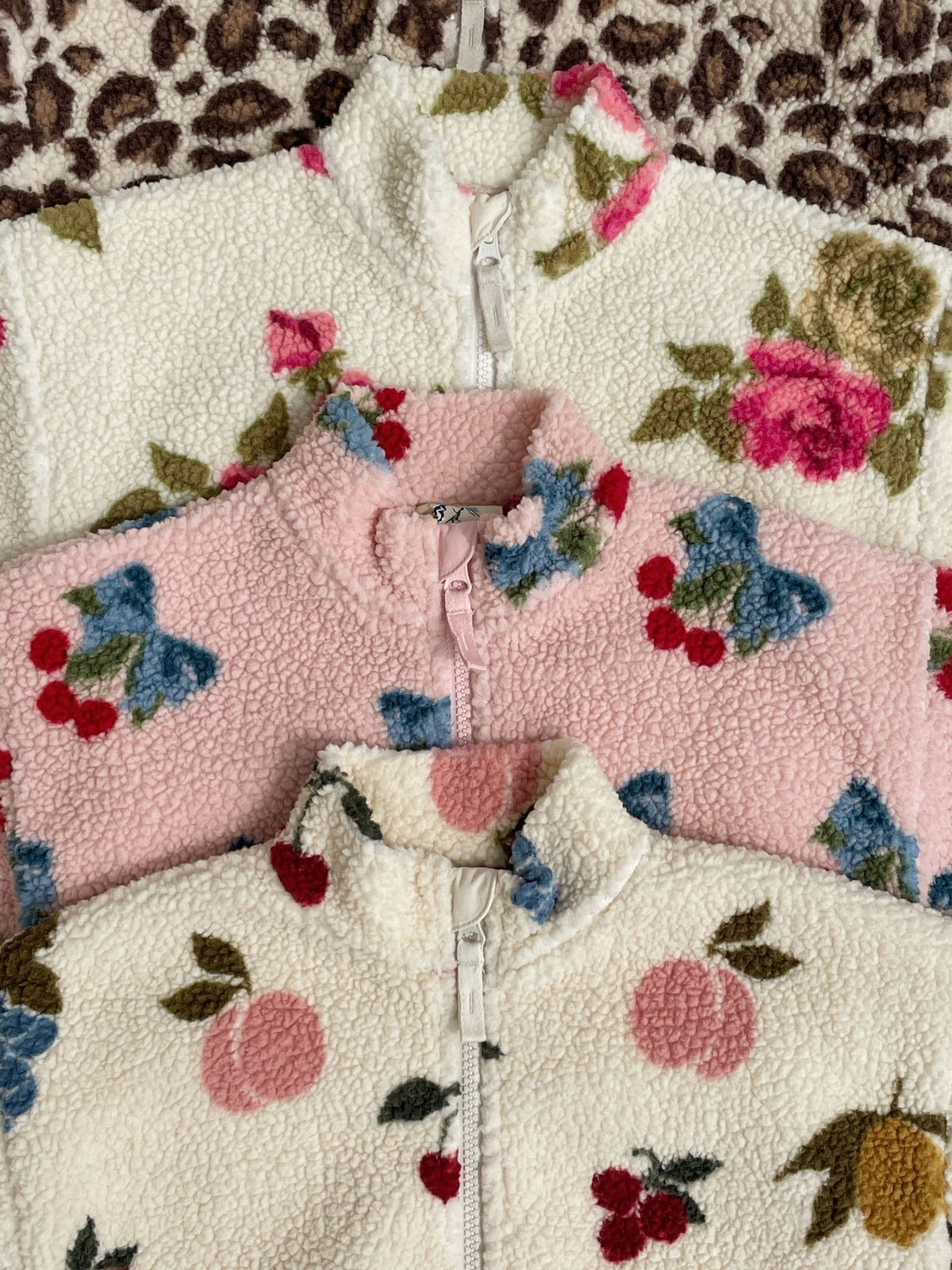 Dsiney Kidz - Konges Sløjd Pink Jody Cherry Teddy Jacket image 3