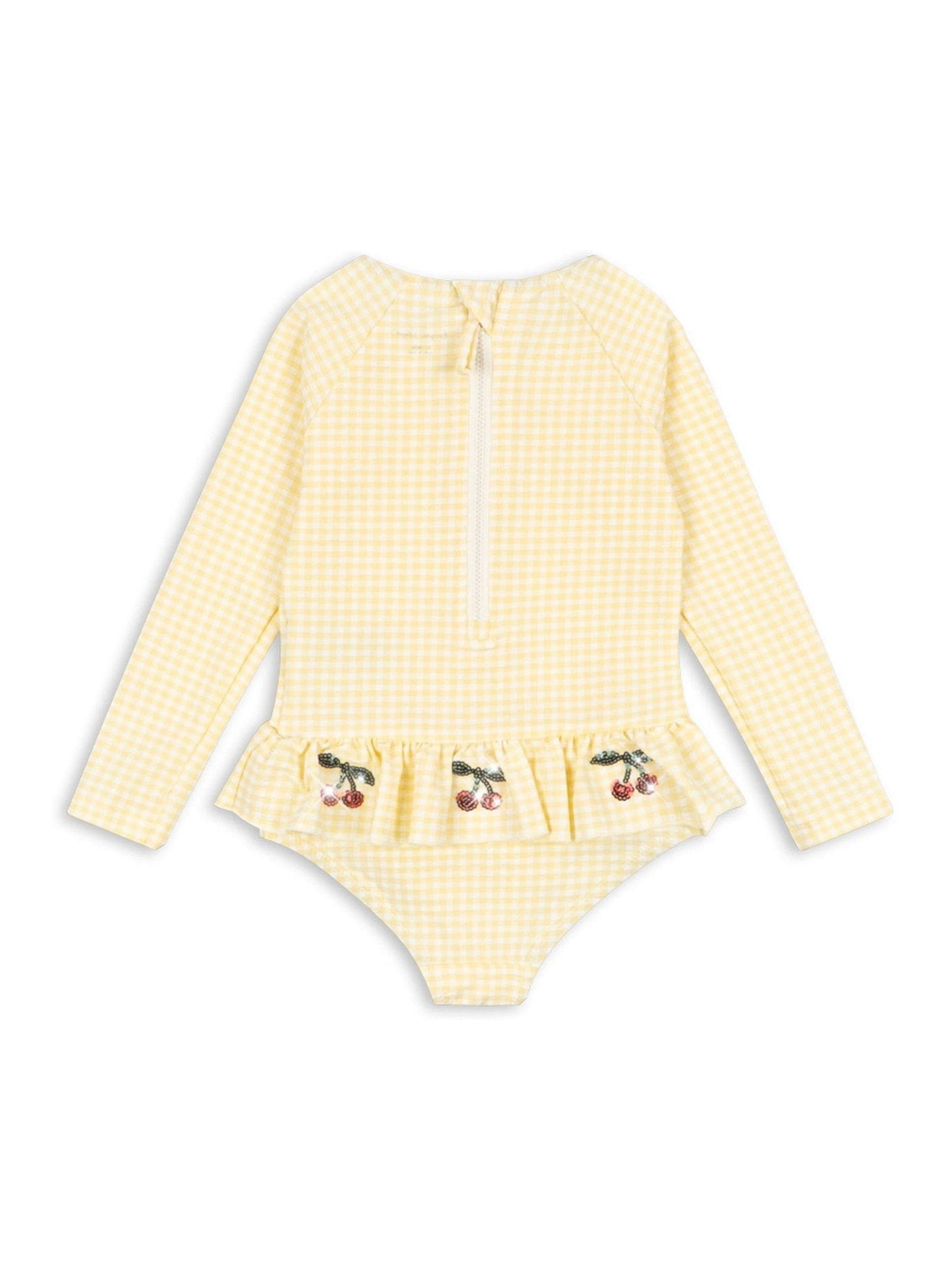 Konges Sløjd Yellow Etta Long Sleeve Swimsuit image 2