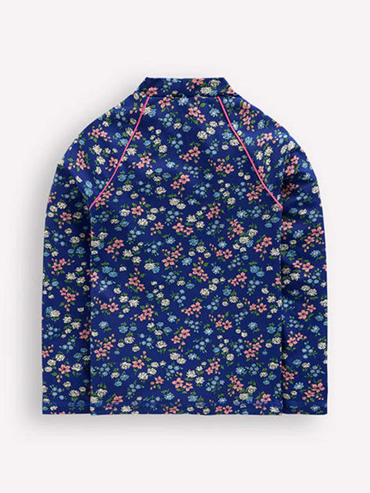 Boden Blue Sun Safe Patterned Rash Vest image 2