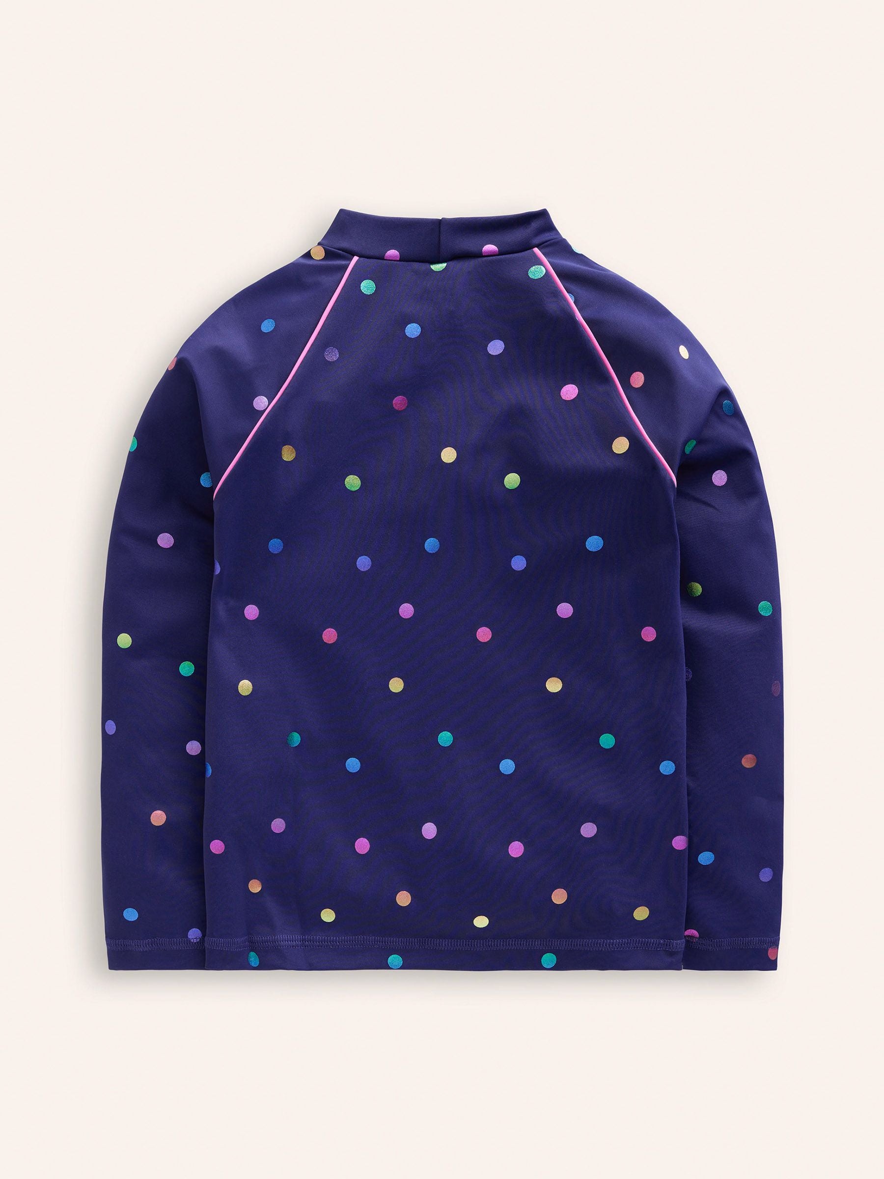Boden Blue Sun Safe Patterned Rash Vest image 2
