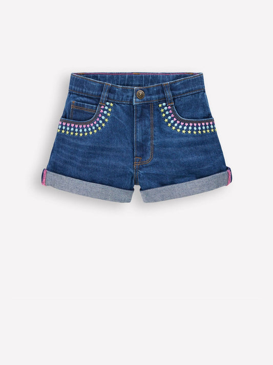 Boden Blue Denim Shorts image 1