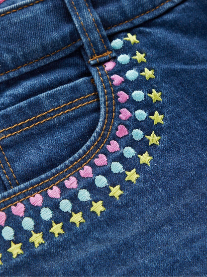 Boden Blue Denim Shorts image 4