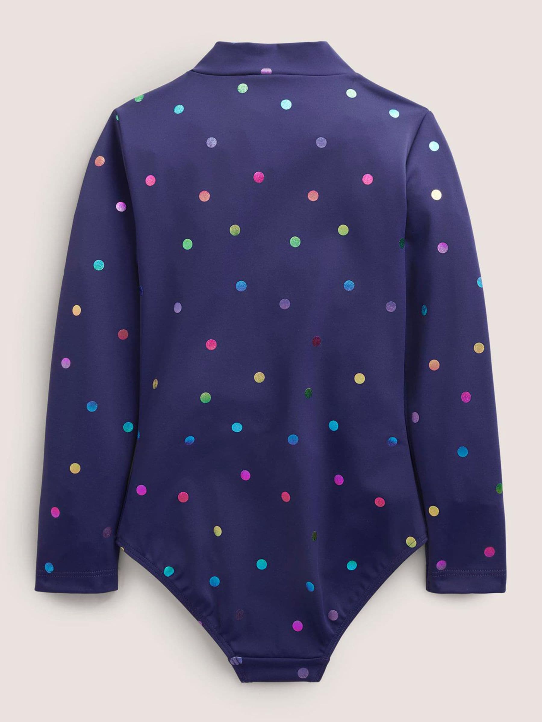 Boden Blue Long Sleeve Swimsuit image 2
