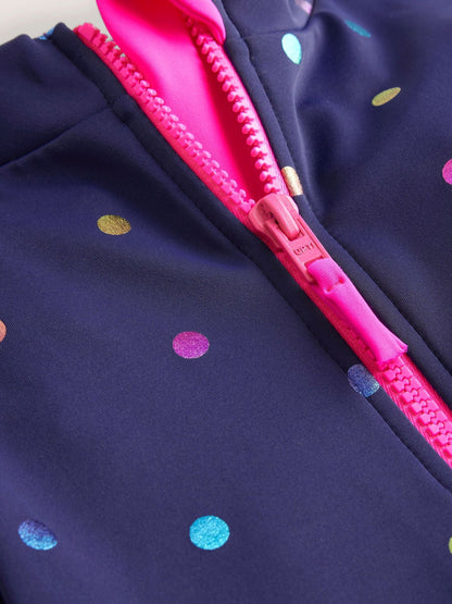 Boden Blue Long Sleeve Swimsuit image 3