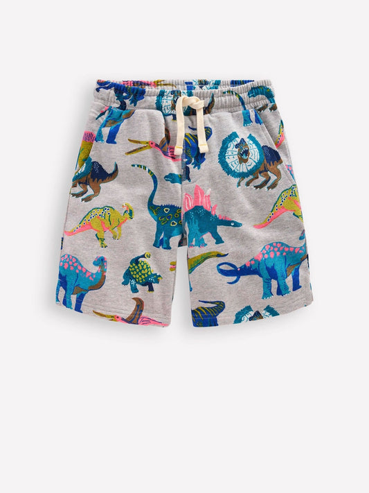 Boden Grey Printed Shorts image 1