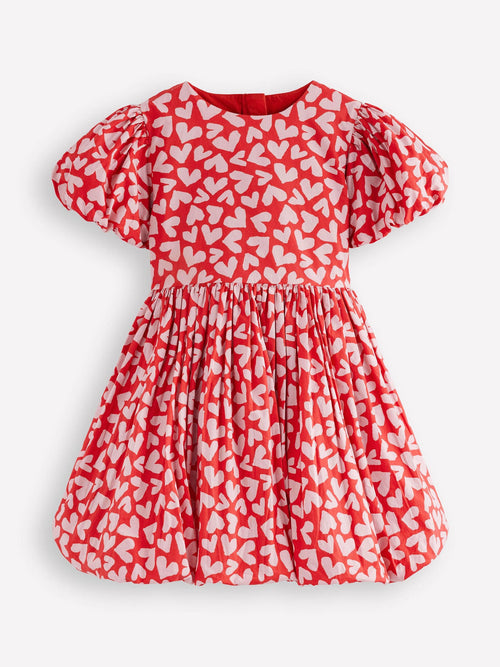 Dsiney Kidz - Boden Red Heart Bubble Hem Dress image 1