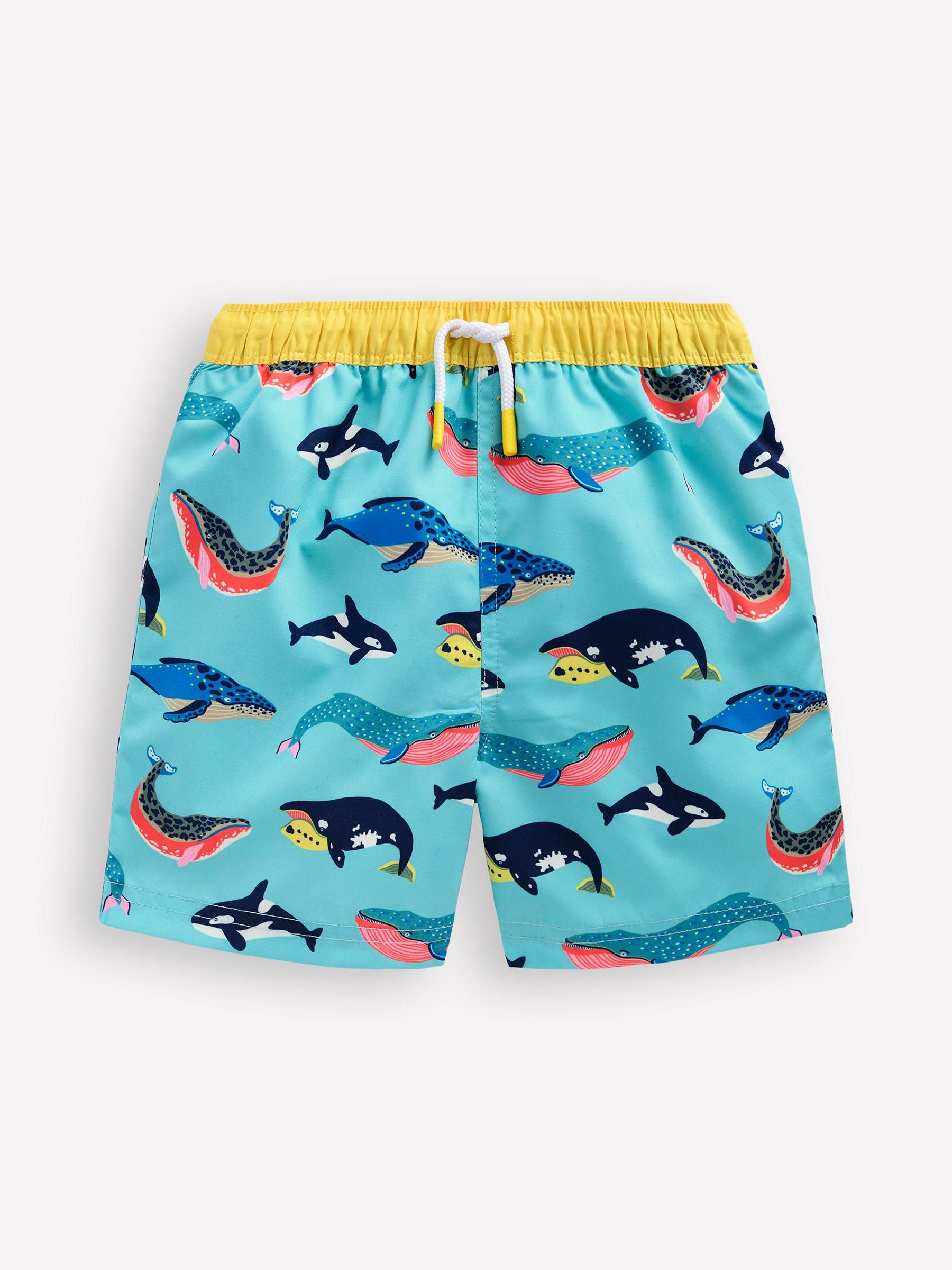 Boden Blue Whale Swim Shorts image 1