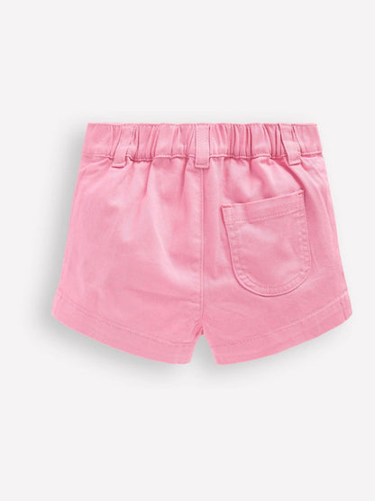 Boden Pink Embroidered Patch Pocket Shorts image 2