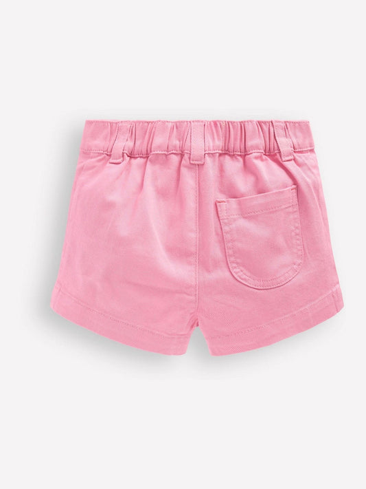Boden Pink Embroidered Patch Pocket Shorts image 2