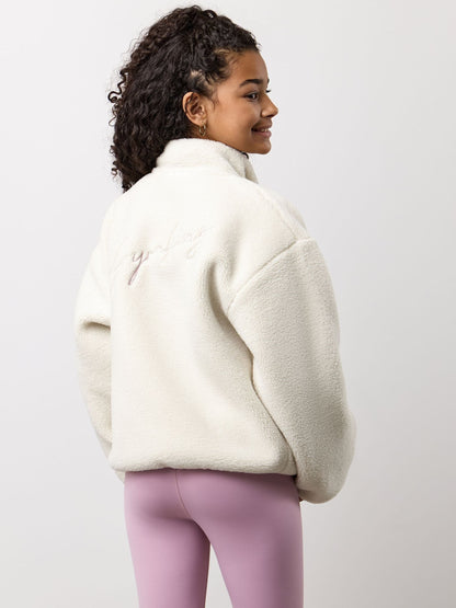 Dsiney Kidz - Gym King White Full Zip Borg Jacket image 2