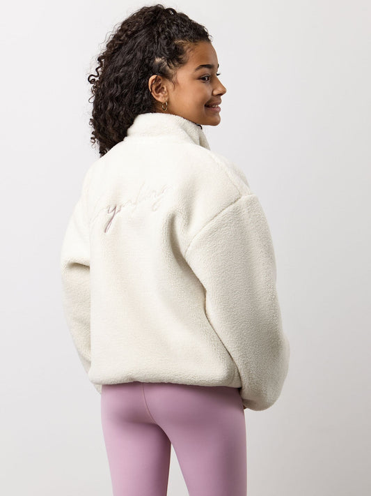 Dsiney Kidz - Gym King White Full Zip Borg Jacket image 2