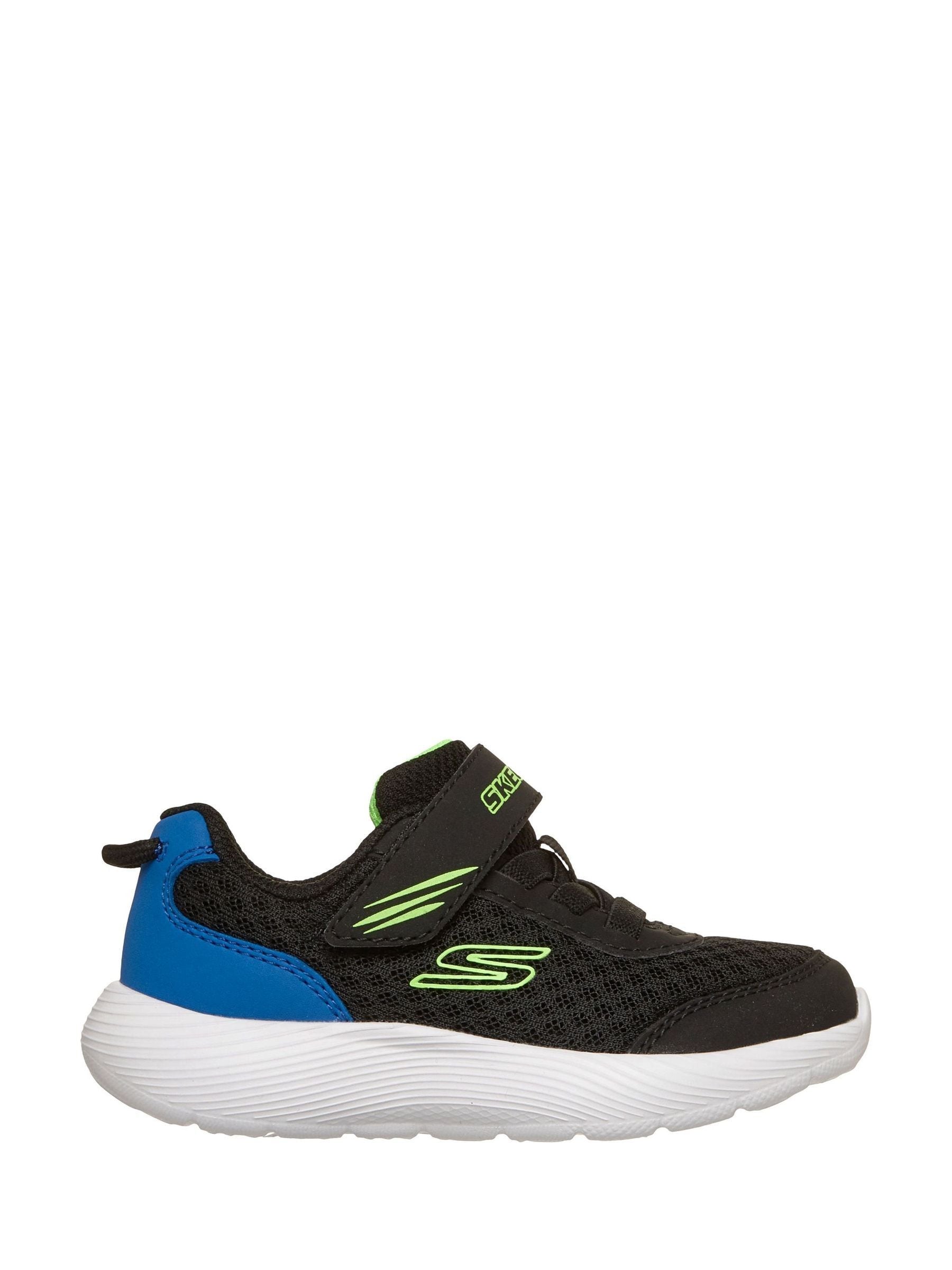 Skechers Black Dyna-Lite Lil Quanta-Stride Trainers image 1