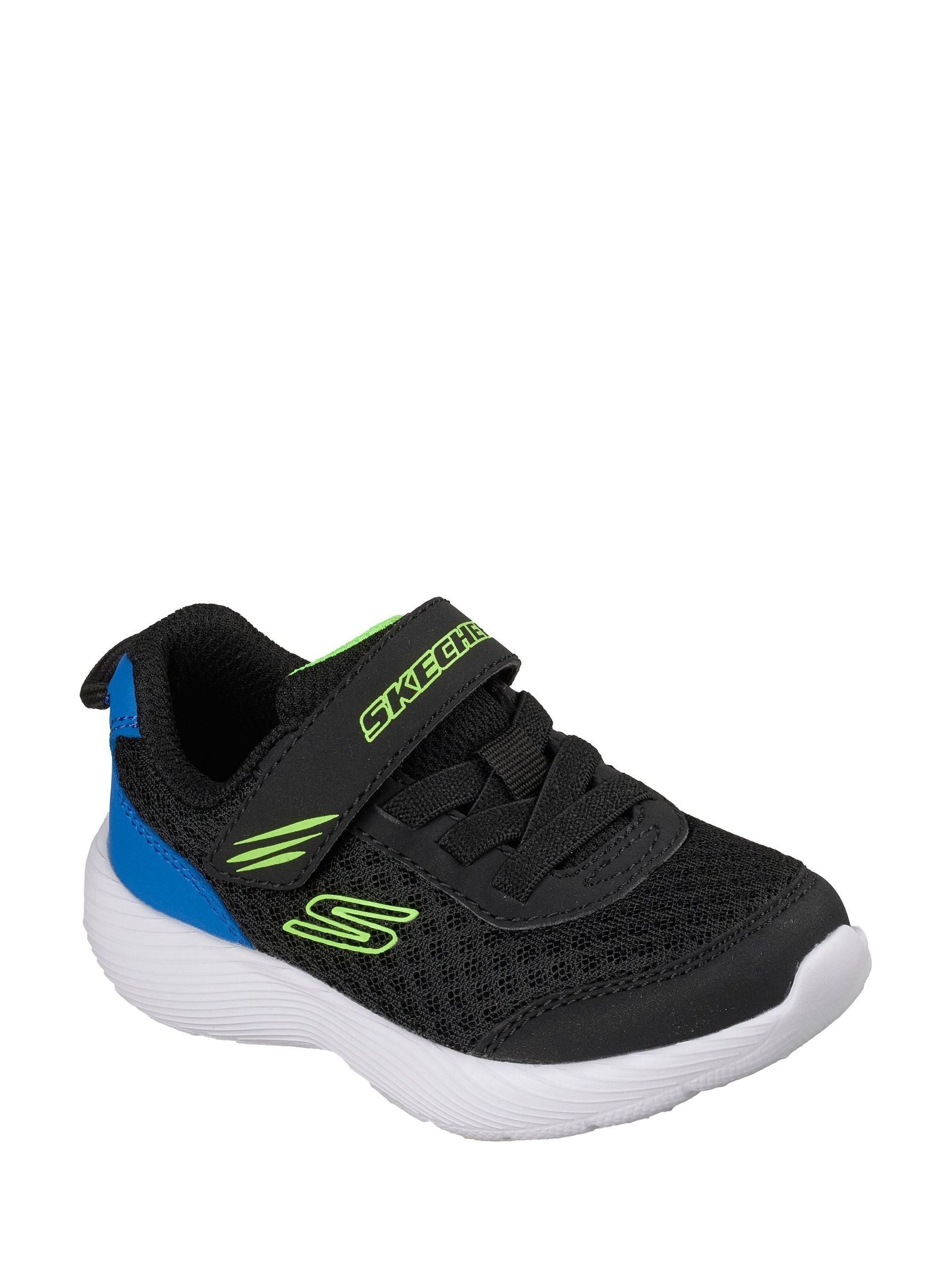 Skechers Black Dyna-Lite Lil Quanta-Stride Trainers image 3