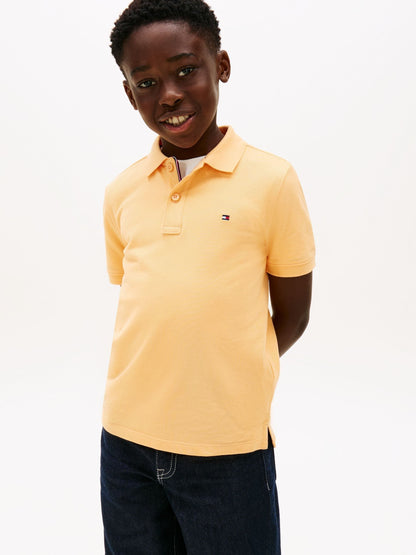 Dsiney Kidz - Tommy Hilfiger Orange Essential Regular Fit Signature Polo Shirt image 1