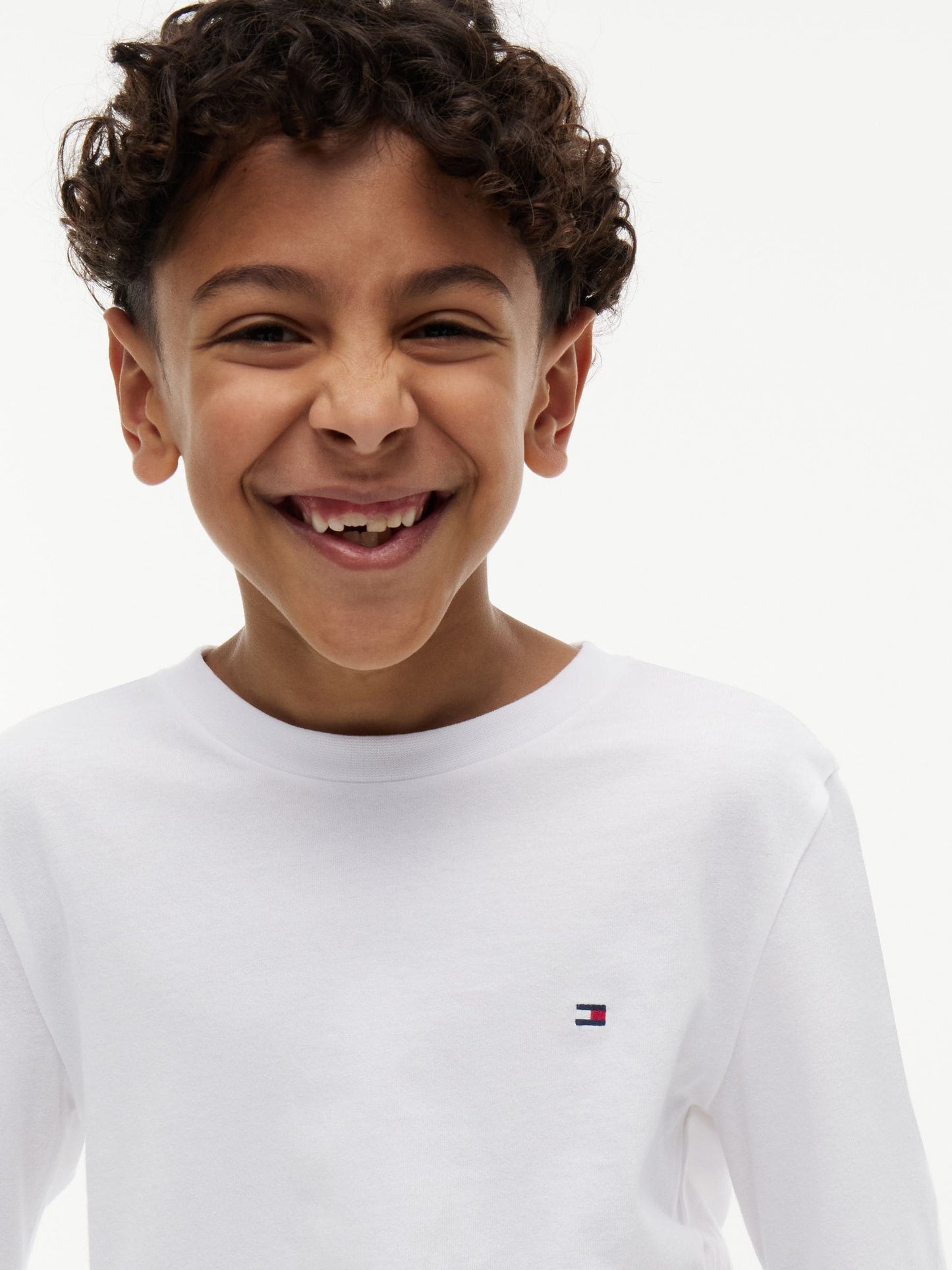 Tommy Hilfiger Black/White Long Sleeve T-Shirt 2 Pack image 5