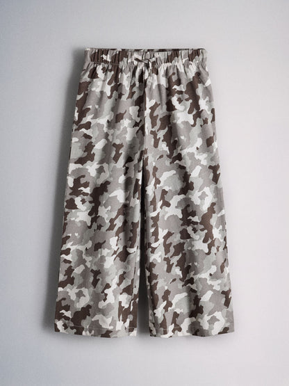 The Set 4 Pack Camo Print Relaxed Fit Pyjamas Grey - image 2