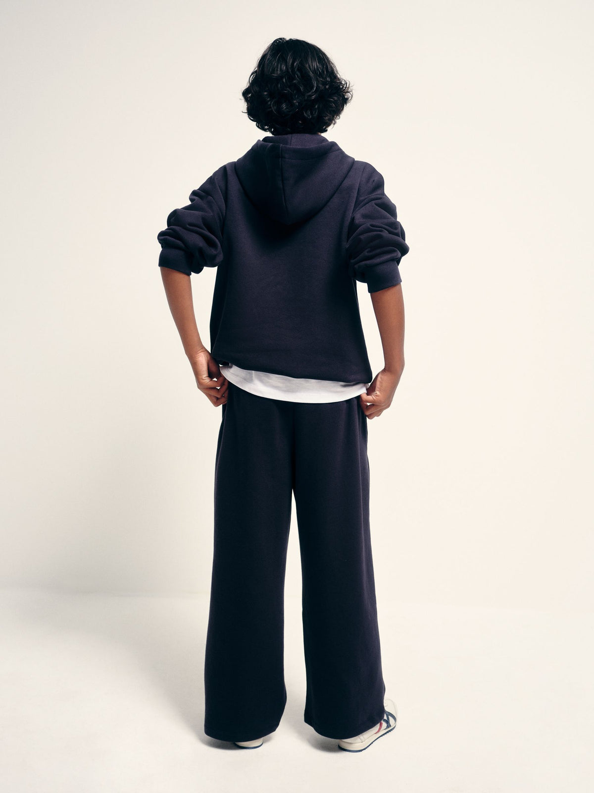 The Set 2 Pack Hoodie and Joggers Set Cream/Navy - image 2