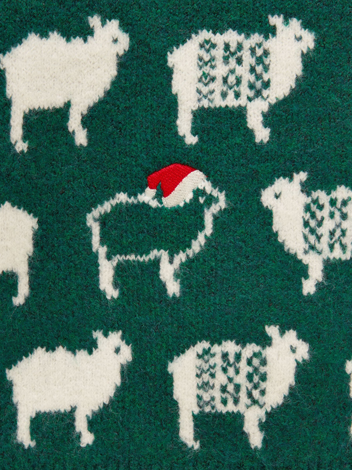 Joules Kids' Woolies Green Crew Neck Knitted Jumper - image 3