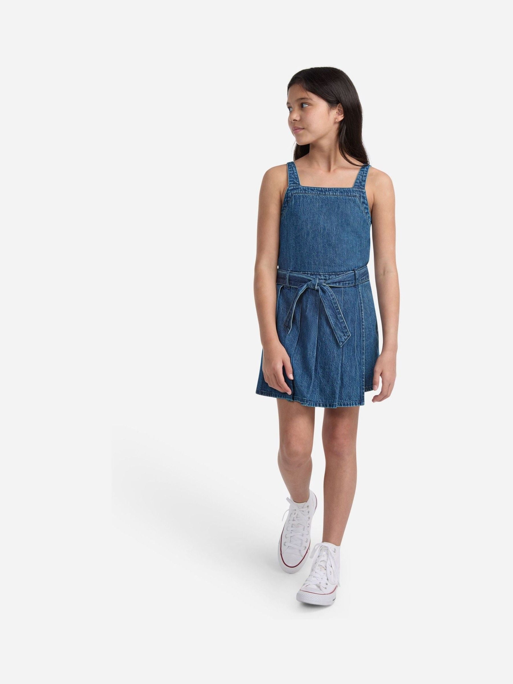 Abercrombie & Fitch Blue Pleated Skort Dress image 1