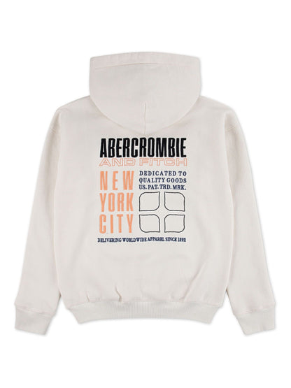 Dsiney Kidz - Abercrombie & Fitch White Pullover Graphic Print Hoodie image 1