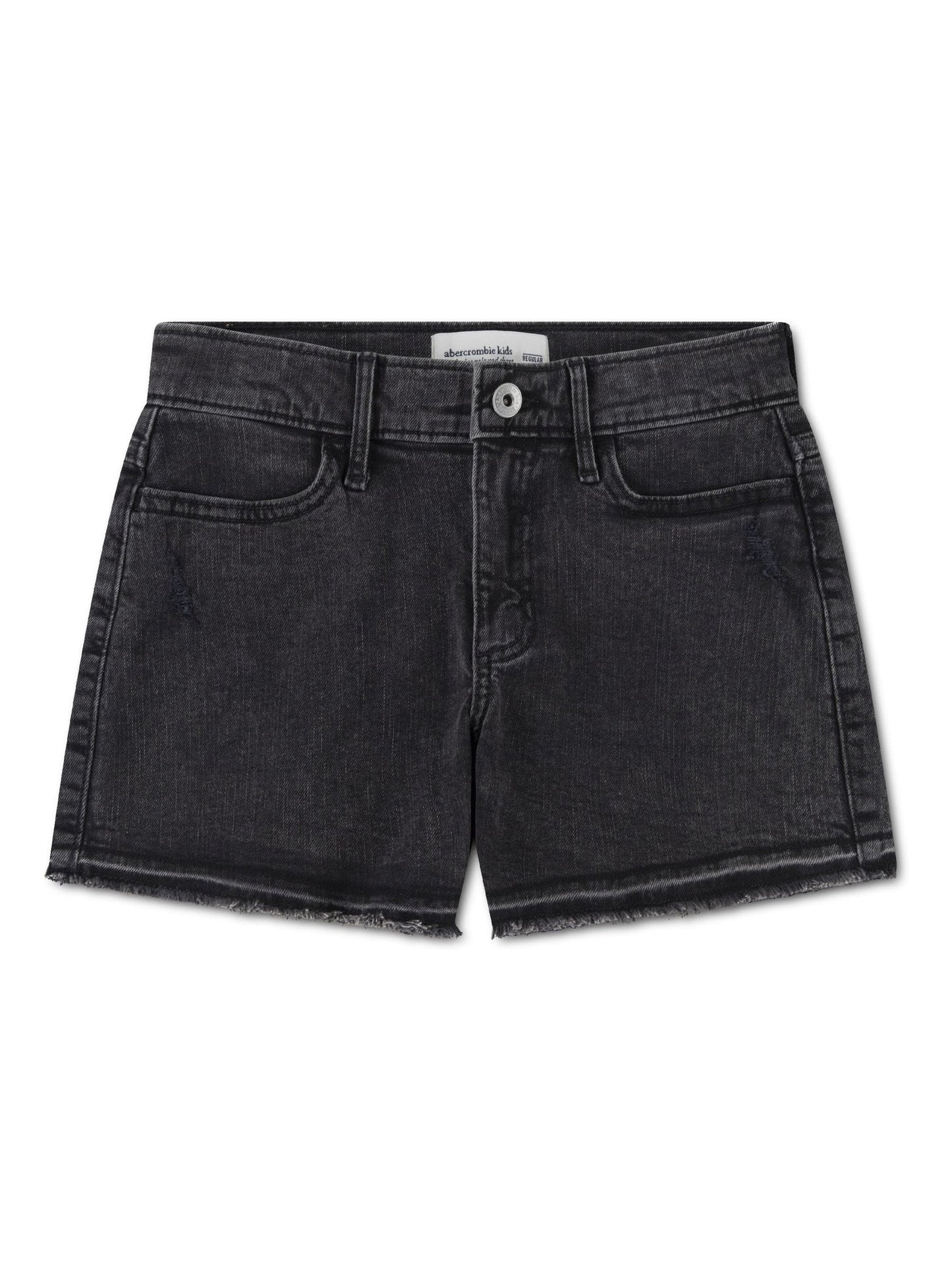 Dsiney Kidz - Abercrombie & Fitch Grey High Rise Relaxed Denim Shorts image 1