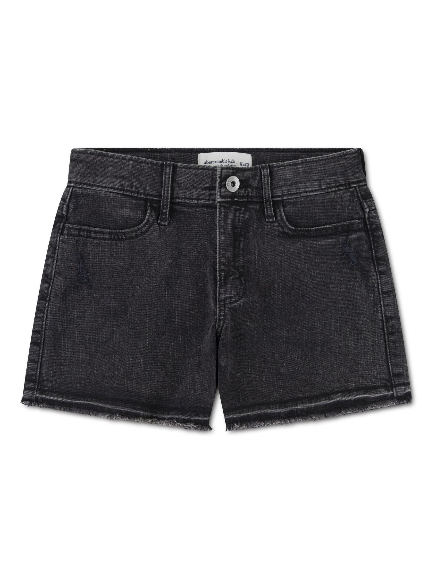 Dsiney Kidz - Abercrombie & Fitch Grey High Rise Relaxed Denim Shorts image 1