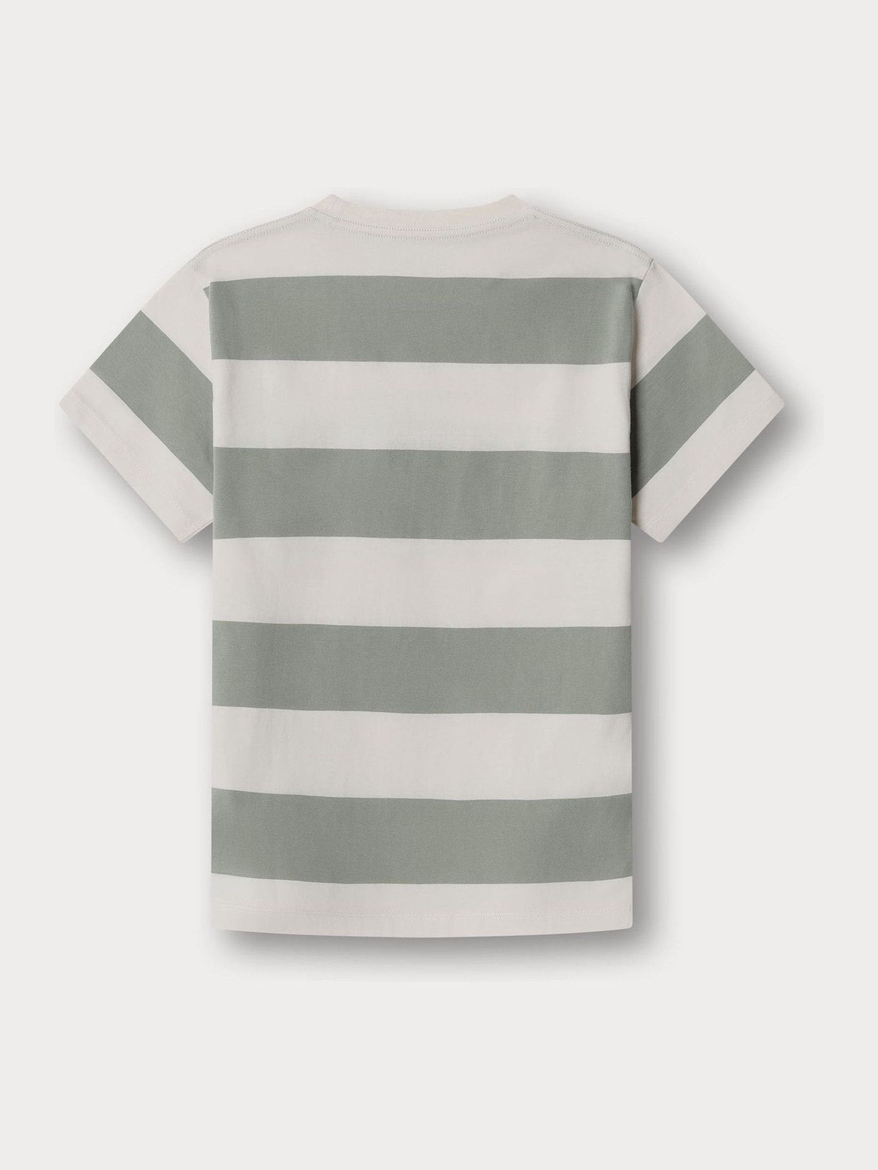 Dsiney Kidz - Hackett Green Classic Fit Stripe Graphic Festival T-Shirt image 2