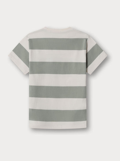Dsiney Kidz - Hackett Green Classic Fit Stripe Graphic Festival T-Shirt image 2