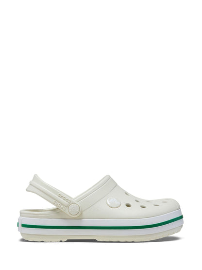 Crocs White Crocband Toddler Clogs image 1