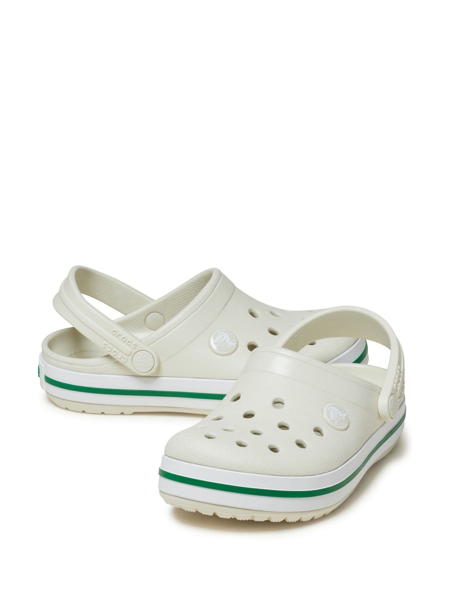 Crocs White Crocband Toddler Clogs image 4