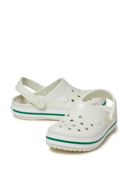Crocs White Crocband Toddler Clogs image 4