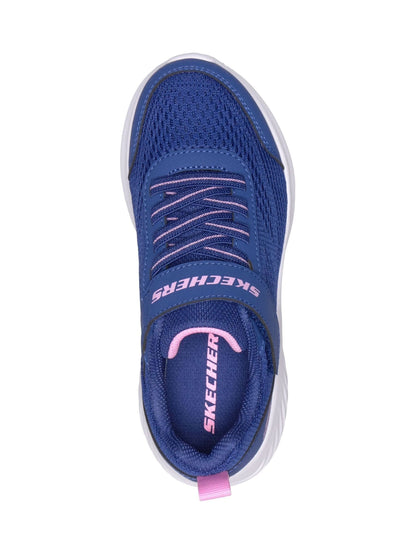 Skechers Navy Bounder Gore and Strap Kids Trainers image 5