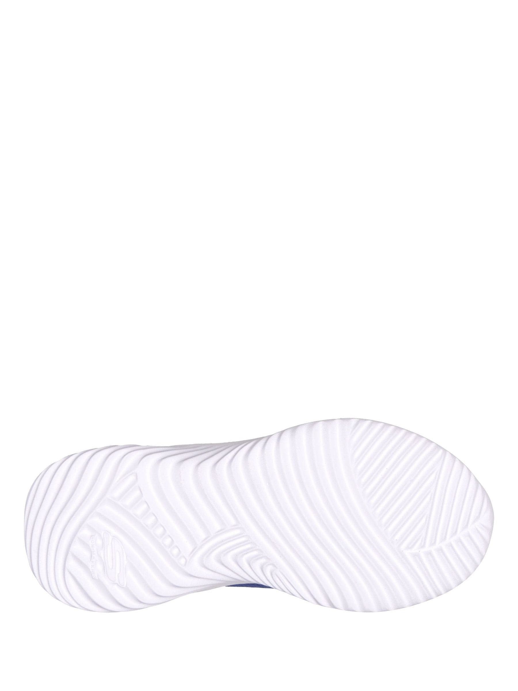 Skechers Navy Bounder Gore and Strap Kids Trainers image 6
