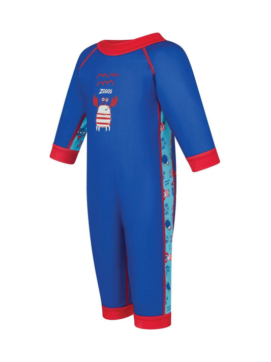 Dsiney Kidz - Zoggs Blue Fleece Lined Baby Jumpsuit image 2