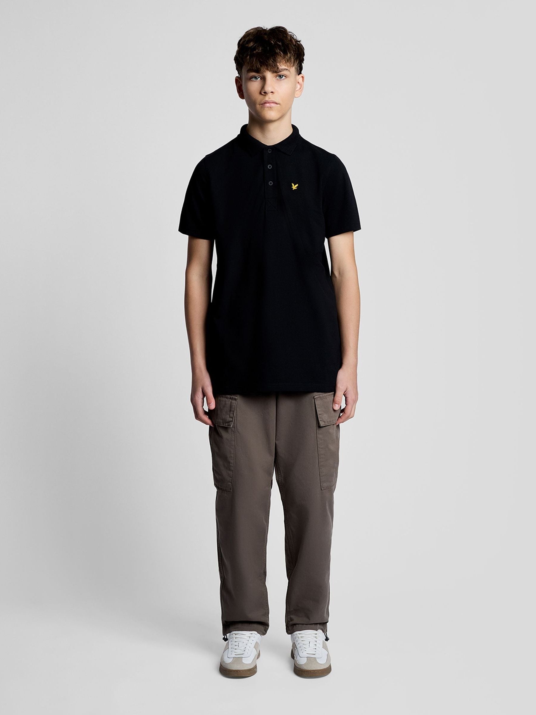 Dsiney Kidz - Lyle & Scott Black Core Sports Polo Shirt image 2
