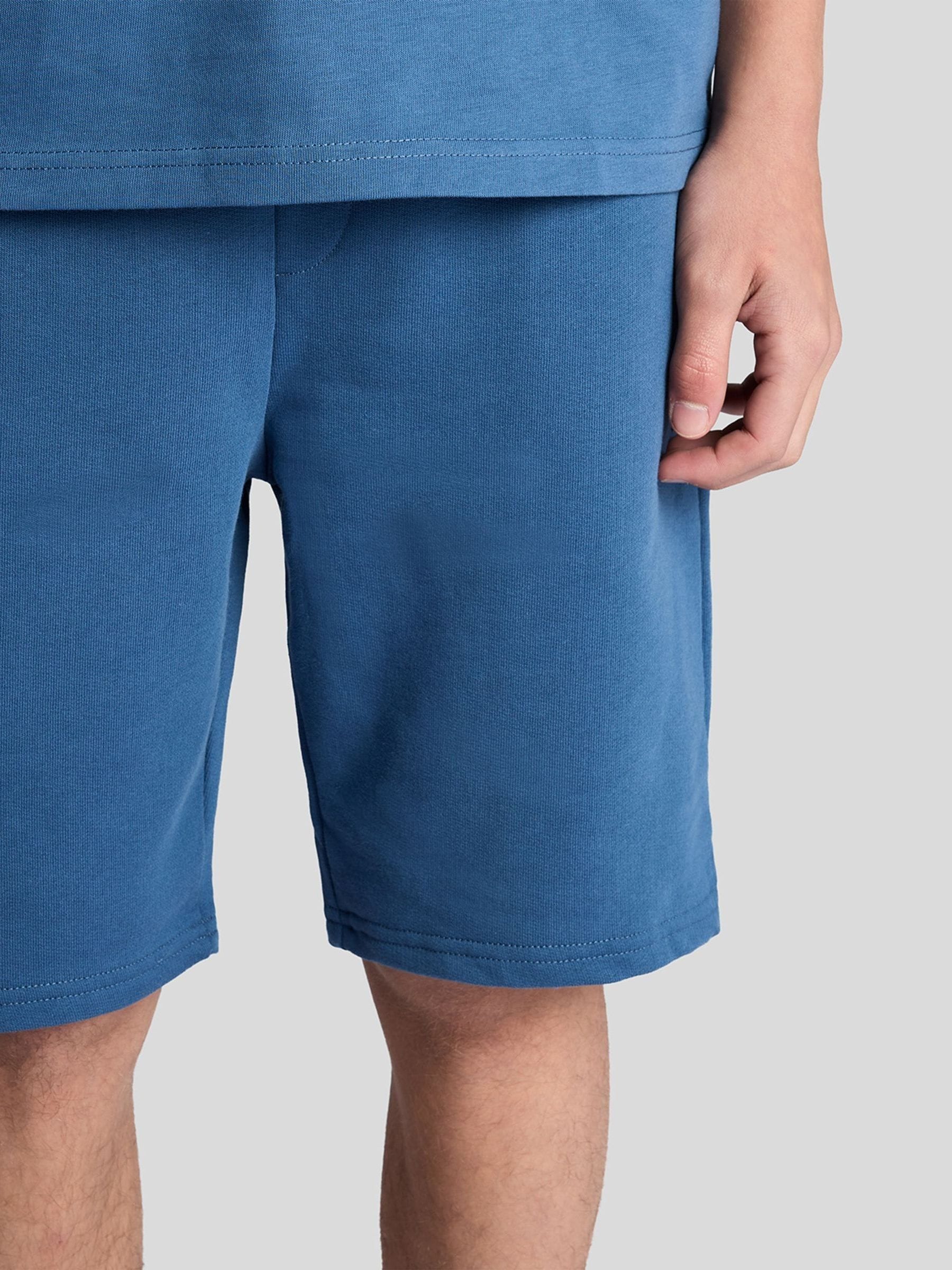 Dsiney Kidz - Lyle & Scott Blue Sweat Shorts image 4
