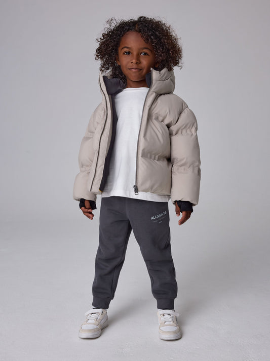 smALLSAINTS Neutral Heatseal Logo Short Length Coat - image 2