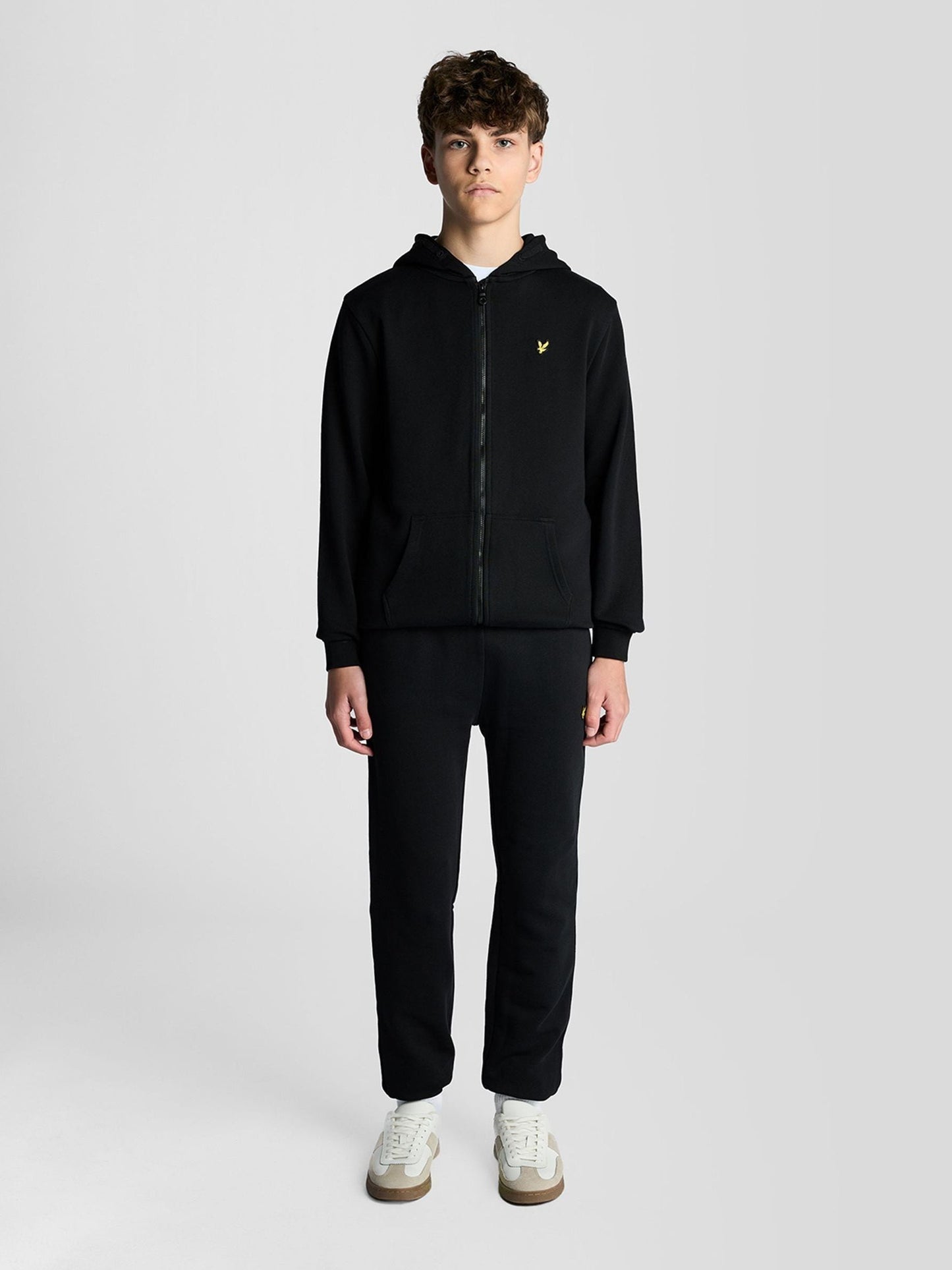 Dsiney Kidz - Lyle & Scott Black Zip Through Hoodie image 2