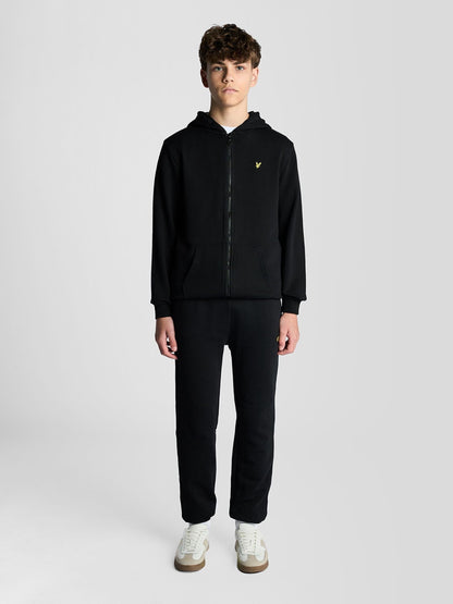 Dsiney Kidz - Lyle & Scott Black Zip Through Hoodie image 2