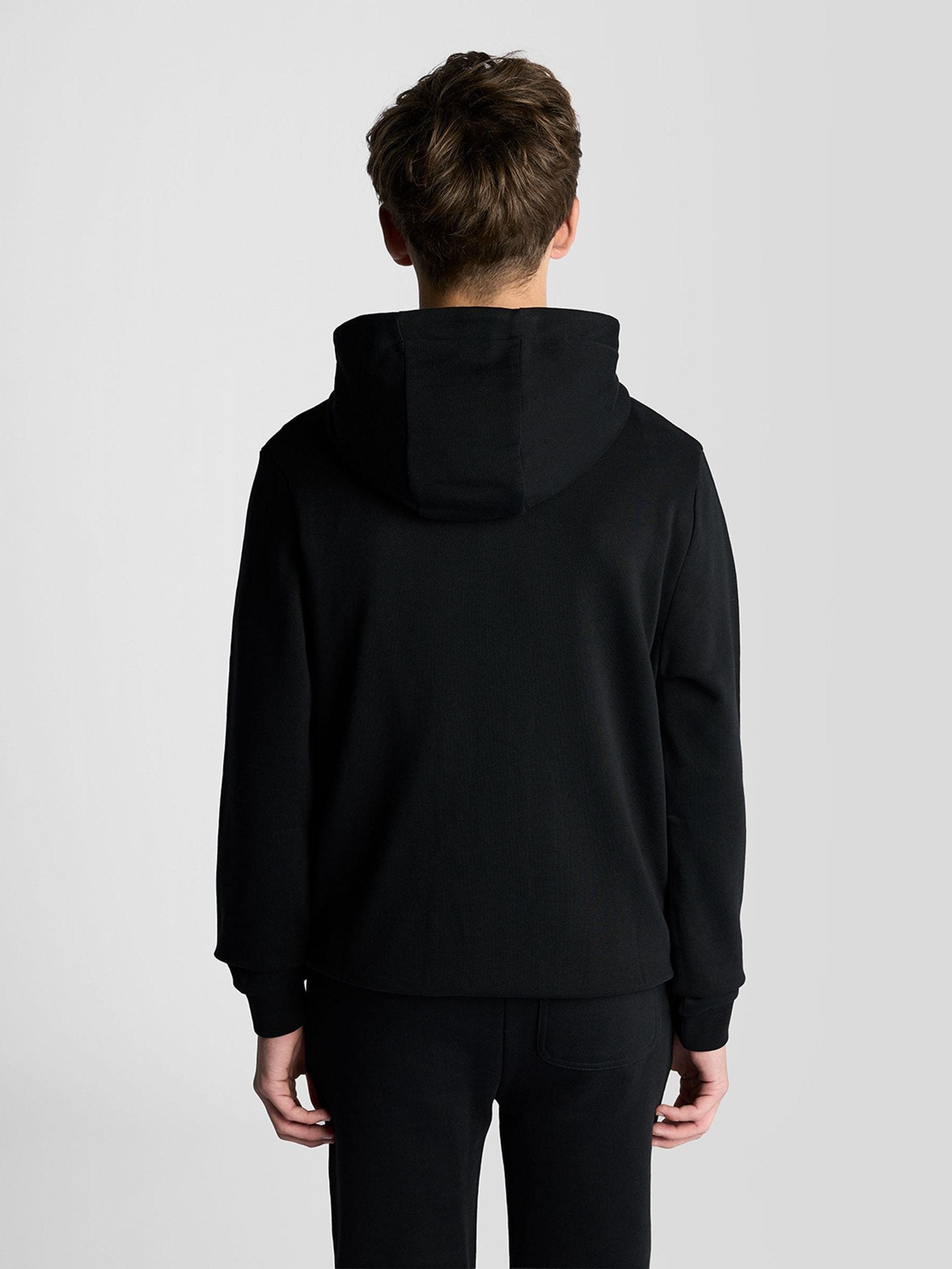 Dsiney Kidz - Lyle & Scott Black Zip Through Hoodie image 3