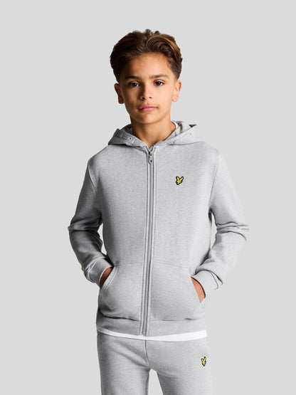 Dsiney Kidz - Lyle & Scott Grey Zip Through Hoodie image 1